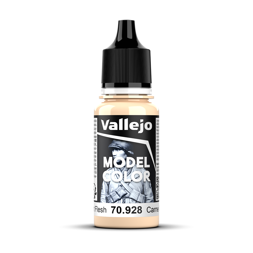 Vallejo Model Color: 006 Helle Hautfarbe (Light Flesh), 17 ml (928)