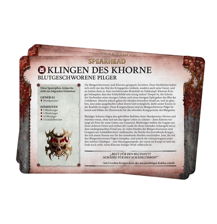 Faction Set Blades of Khorne (GER) (74-20) (4.0 Age of Sigmar)