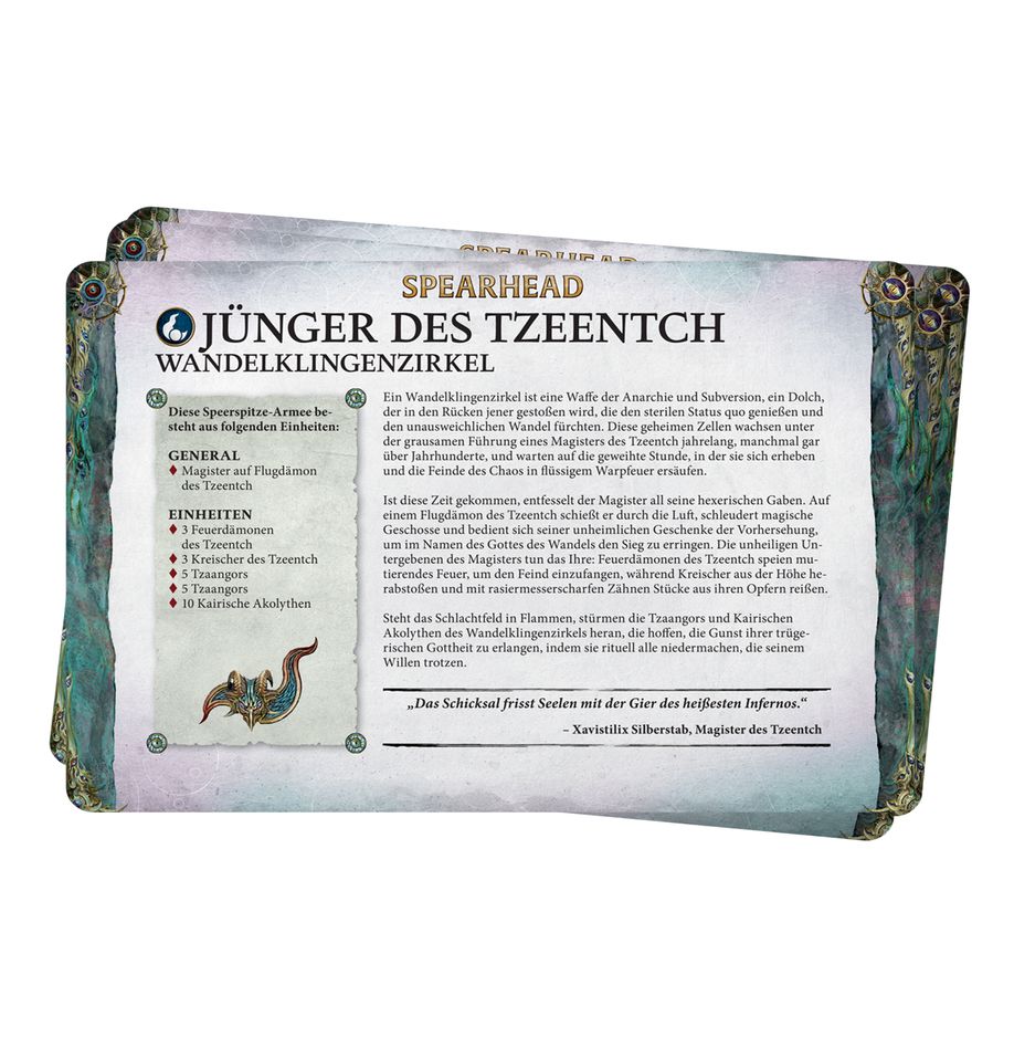Faction Set Disciples of Tzeentch (GER) (74-21) (4.0 Age of Sigmar) (Disciples of Tzeentch)