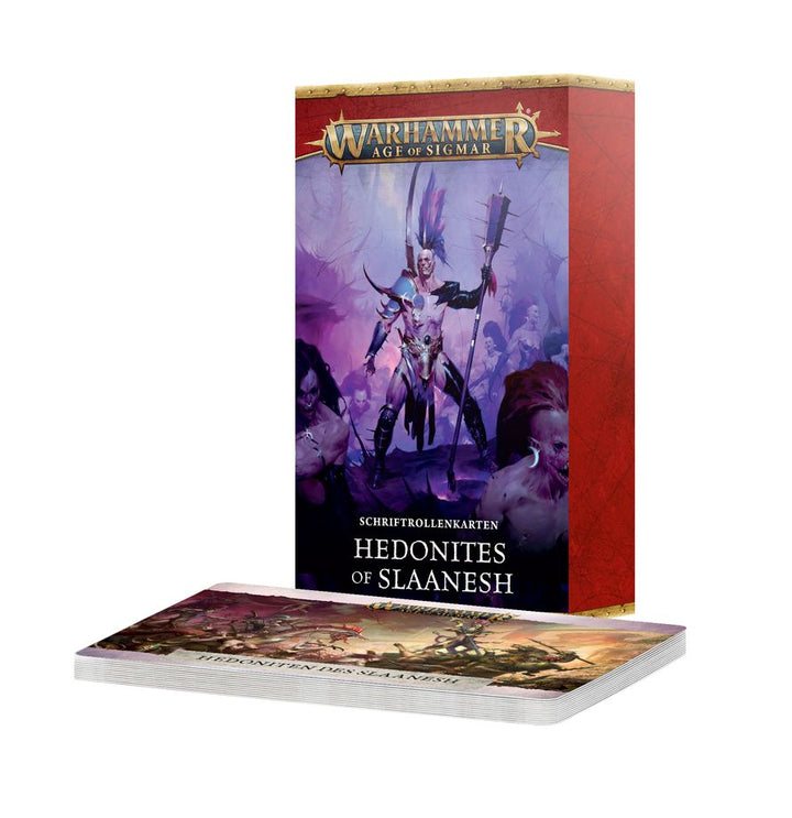 Schriftrollenkarten: Hedonites of Slaanesh (DEU) (83-71) (4.0 Age of Sigmar)