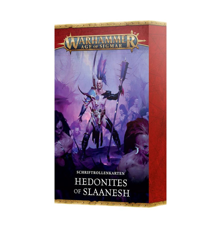 Schriftrollenkarten: Hedonites of Slaanesh (DEU) (83-71) (4.0 Age of Sigmar)