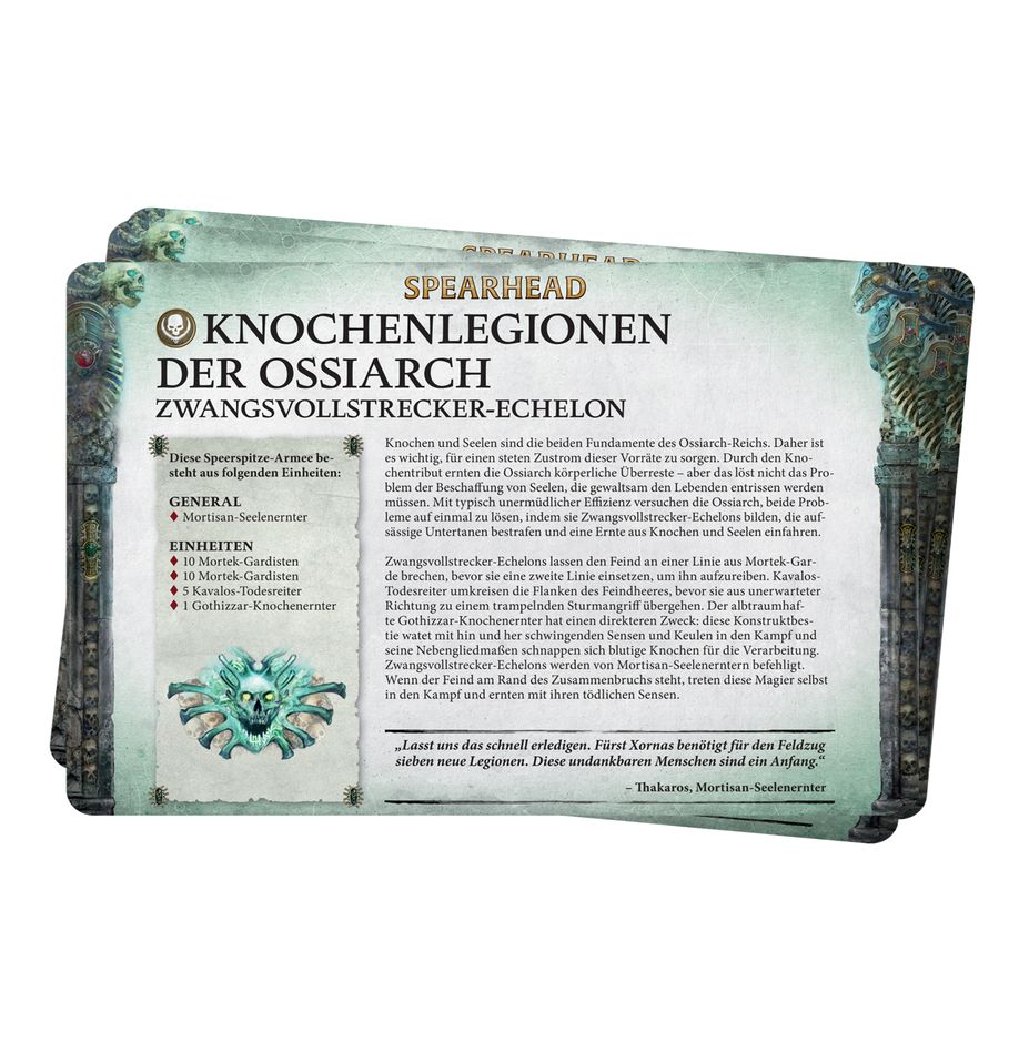 Ossiarch Bonereapers Faction Set (DEU) (74-14) (4.0 Age of Sigmar) (Ossiarch Bonereapers Faction Set)