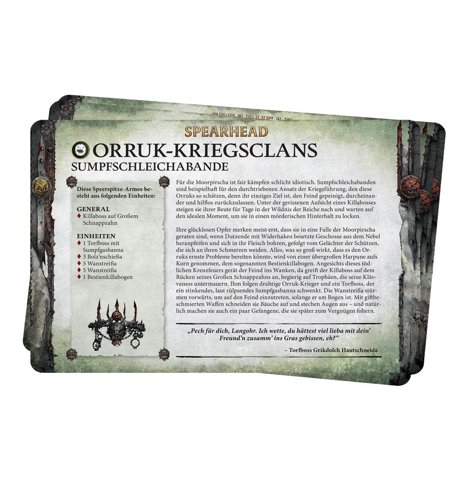 Faction Set Orruk Warclans (DEU) (74-10) (4.0 Age of Sigmar) (Orruk Warclans)