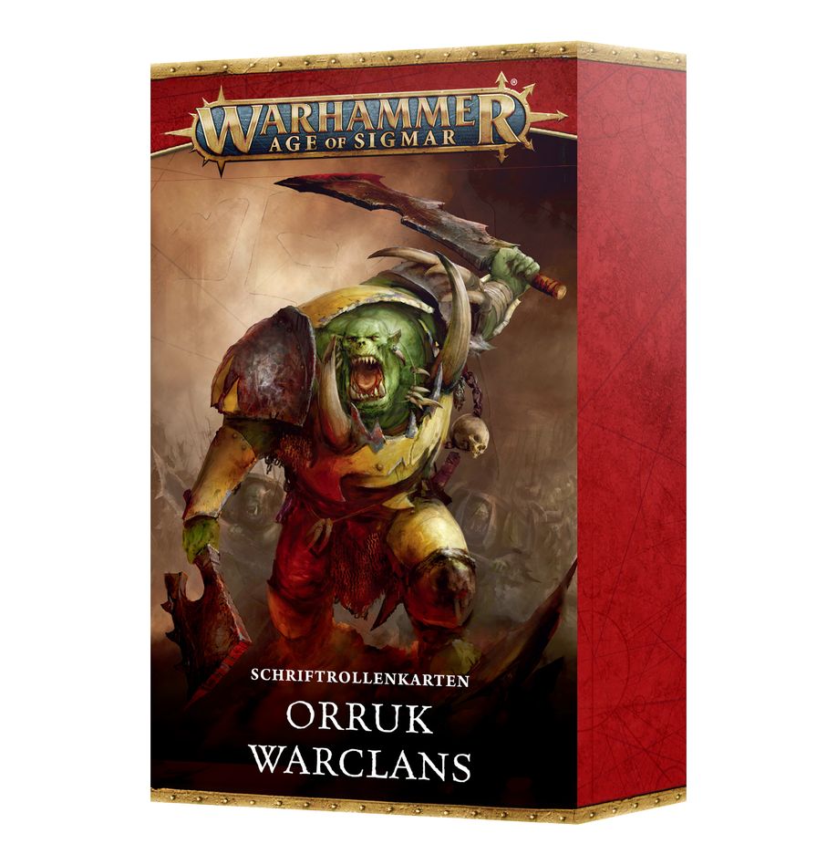Orruk Warclans - Scroll Cards (DEU) (89-04) (4.0 Age of Sigmar) (Orruk Warclans)