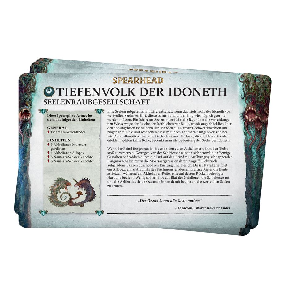 Idoneth Deepkin Faction Set (ENG) (74-06) (4.0 Age of Sigmar) (Idoneth Deepkin Faction Set)