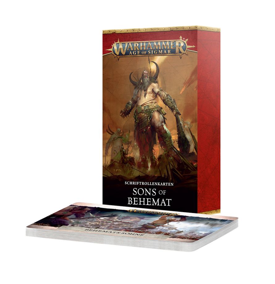 Schriftrollenkarten: Sons of Behemat (93-04) (4.0 Age of Sigmar) (DEU)