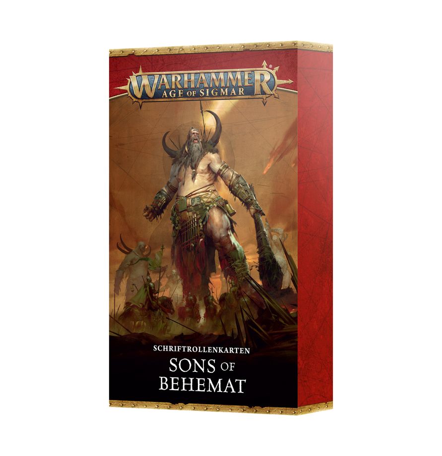Schriftrollenkarten: Sons of Behemat (93-04) (4.0 Age of Sigmar) (DEU)
