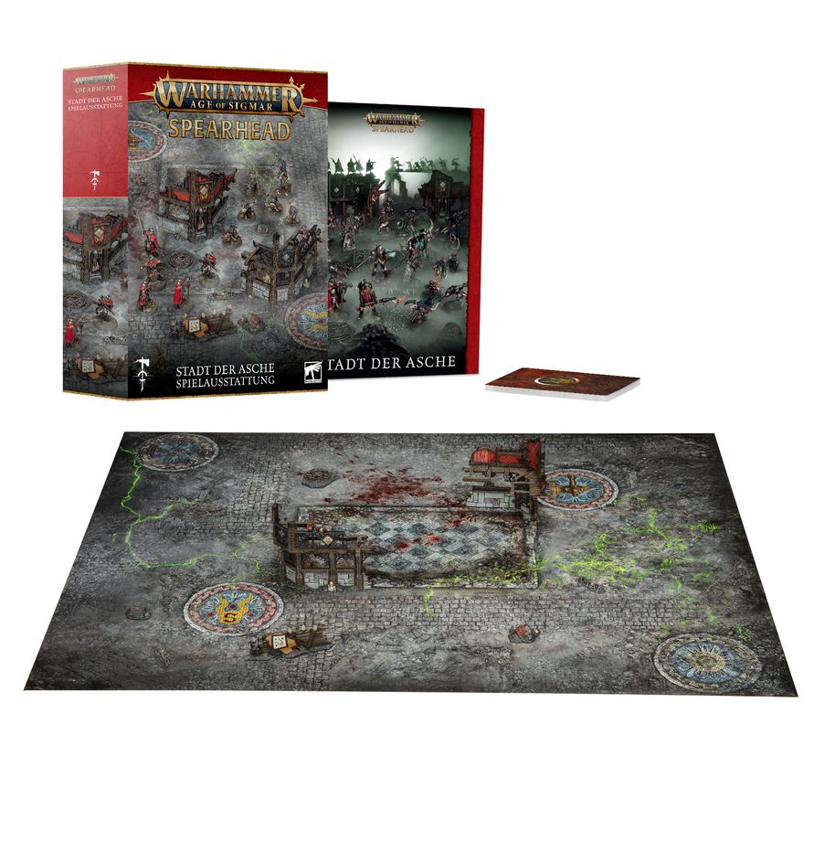 Age of Sigmar: Speerspitze: Spielausstattung für Speerspitze: Stadt der Asche (DEU) (80-58) (4.0 2026) (Spearhead)