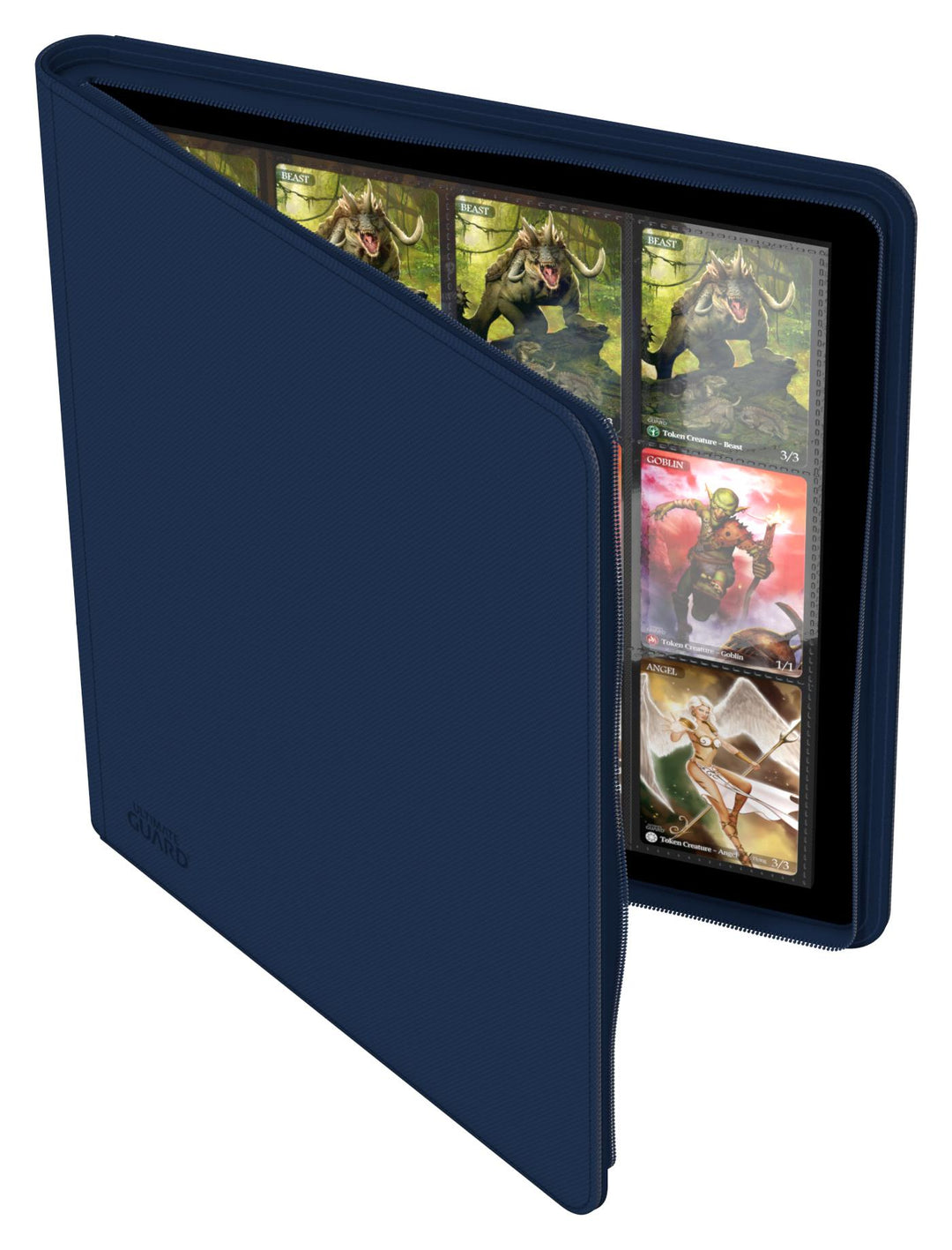 12-Pocket QuadRow ZipFolio XenoSkin Dark Blue (480 Cards)