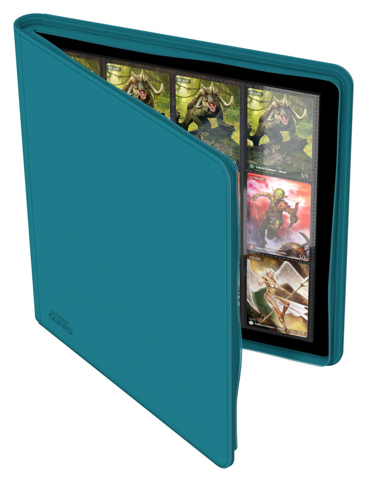 12-Pocket QuadRow ZipFolio XenoSkin Petrol (480 Cards)