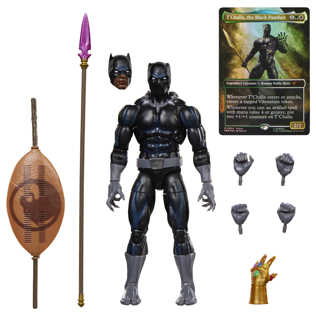 Marvel Legends Series Marvel Super Heroes Magic: The Gathering Black Panther