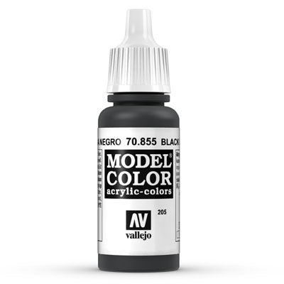 205 Lasurschwarz (Black Glaze), 17 ml (855)