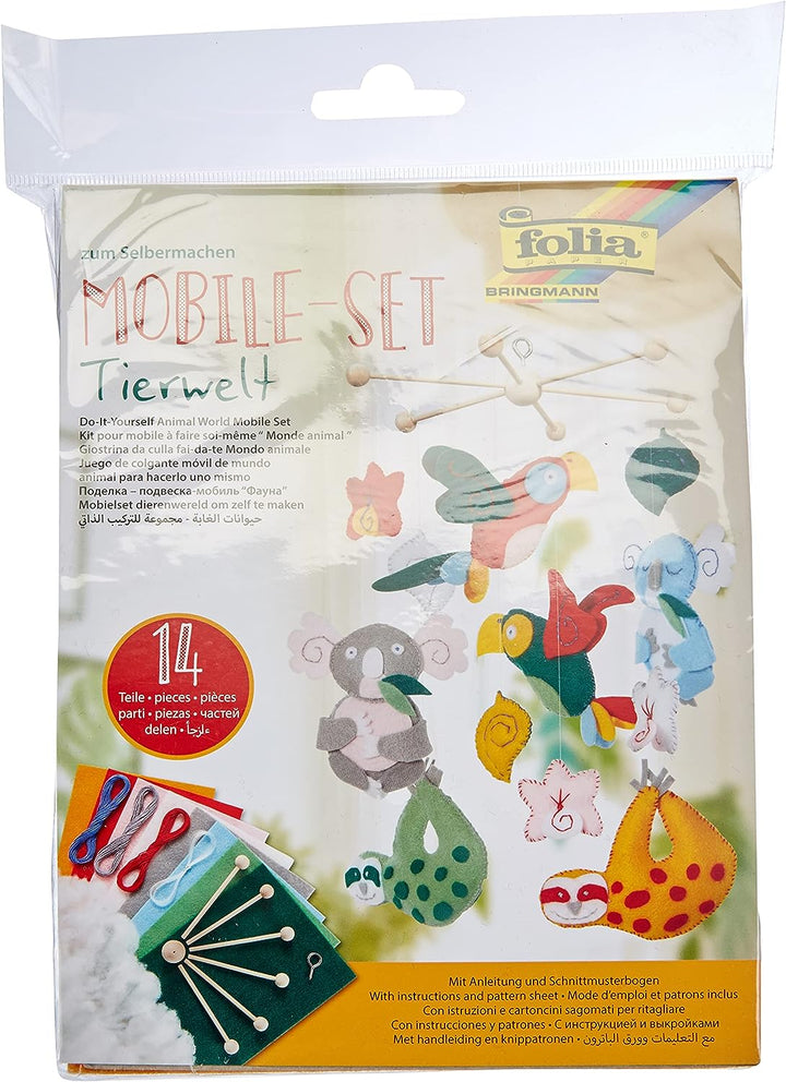 Folia - Bastelfilz-Mobile Bastelsets -  verschiedene Motive