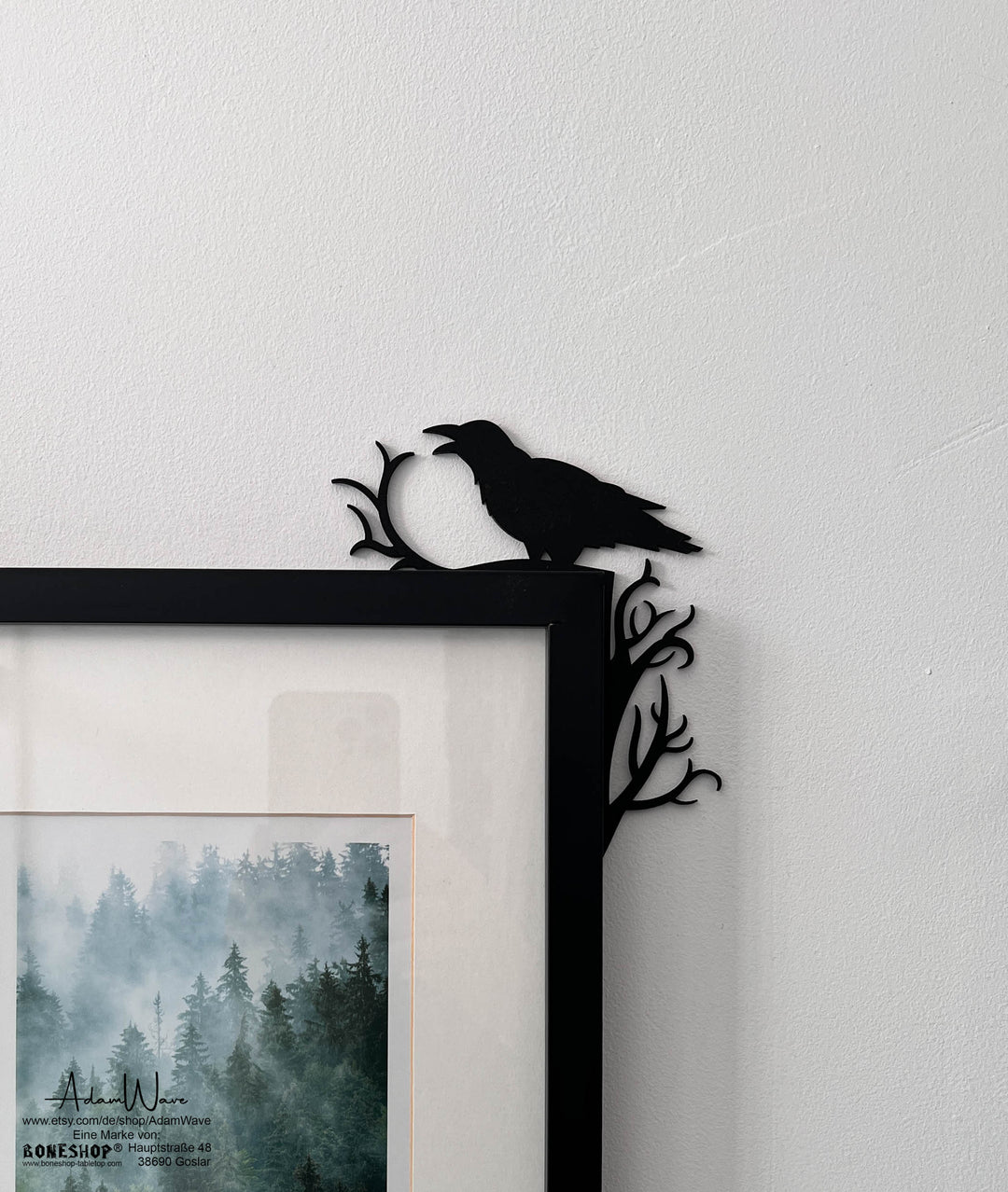 Picture Frame Halloween Decoration, Spooky Party, Window Frame Decor, Wall Decoration, Small Halloween Door Decoration, Picture Wood Corners