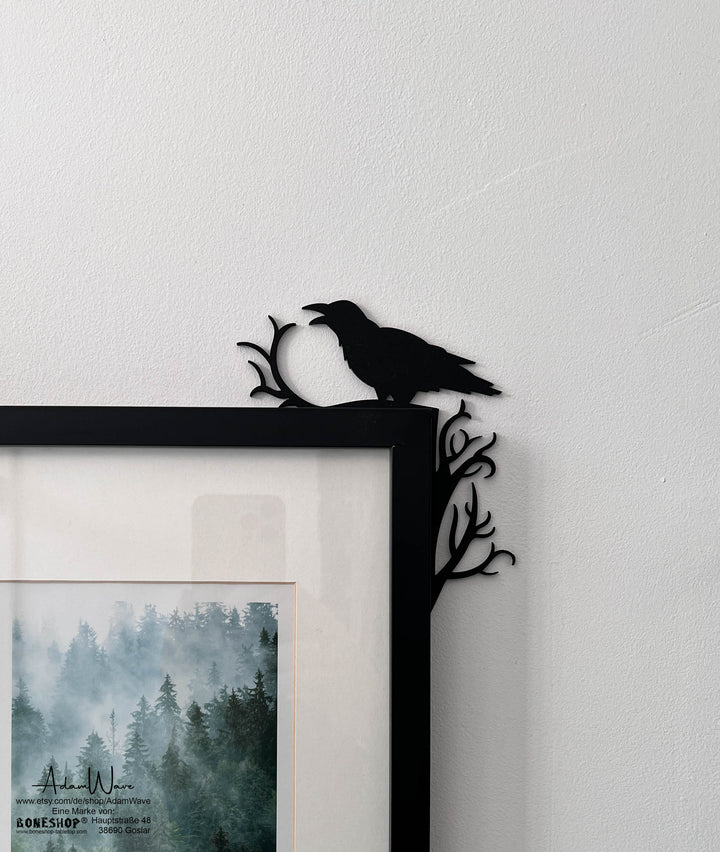 Picture Frame Halloween Decoration, Spooky Party, Window Frame Decor, Wall Decoration, Small Halloween Door Decoration, Picture Wood Corners