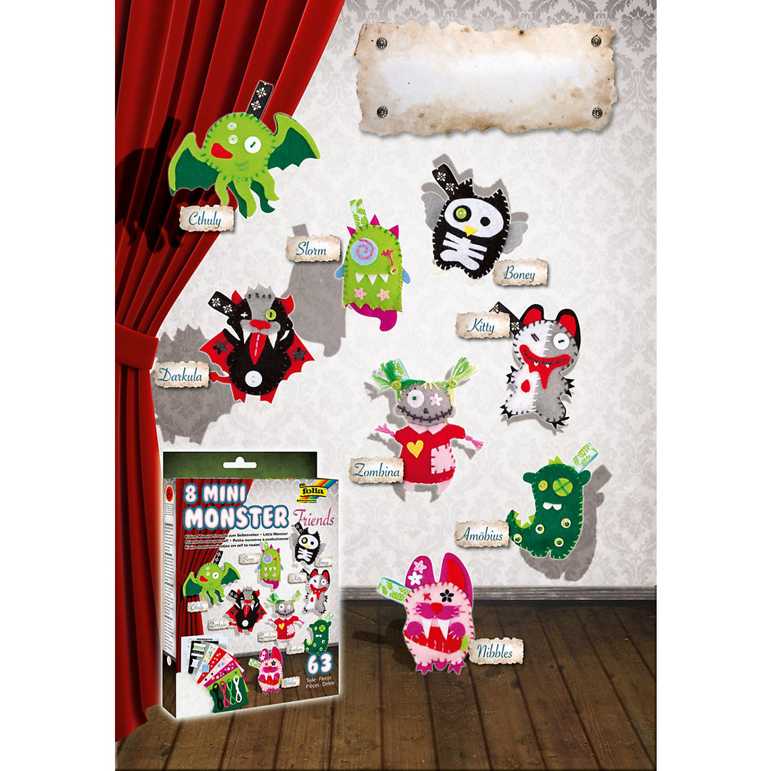 Little Monster Friends Nähset mit Filz Halloween Motive