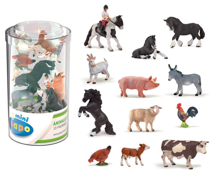 Papo : 12  Mini Bauernhof Figuren (33015)