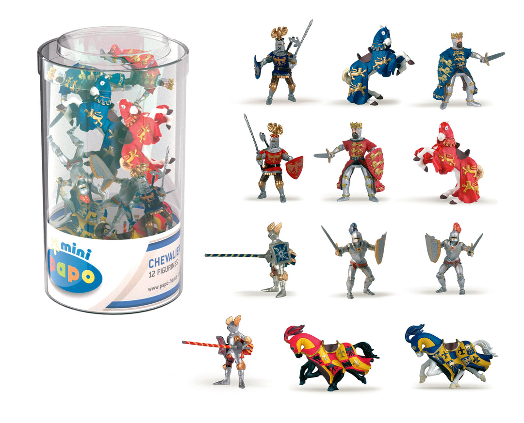Papo : 12 Mini Knight Figures (33016)