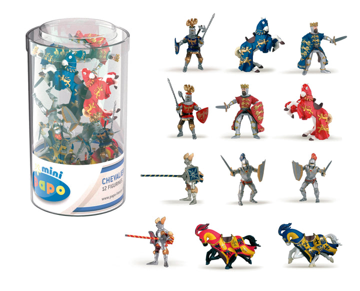 Papo : 12 Mini Knight Figures (33016)