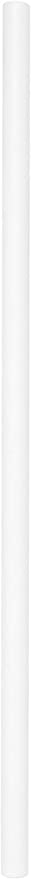 Paper Straws, white, approx. 19.7 cm long, Ø 6mm, 25 paper straws, eco-friendly, food-safe, for drinking, crafts and decorating