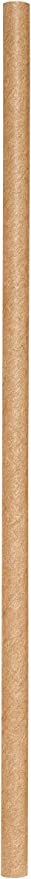 Kraft Paper Straws, approx. 19.7 cm long, Ø 6mm, 25 paper straws, eco-friendly, food-safe, for drinking, crafting, and decorating