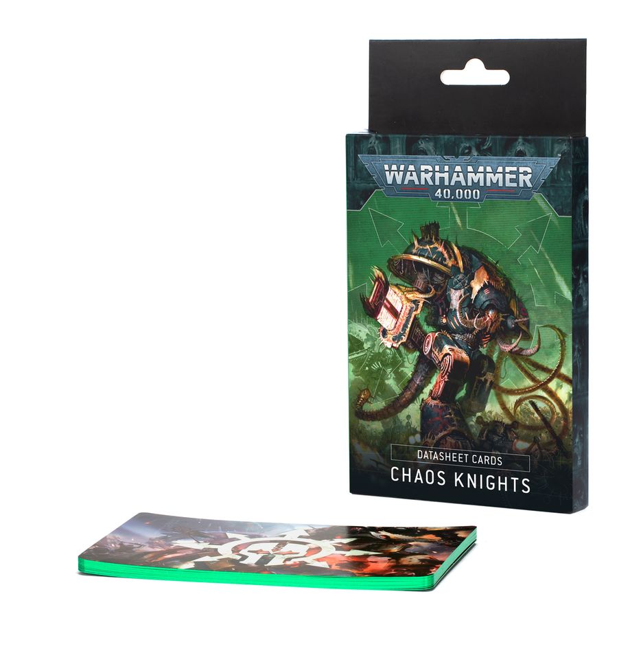Chaos Knights: Datasheet Cards (43-05) (Englisch) (10th Edition)