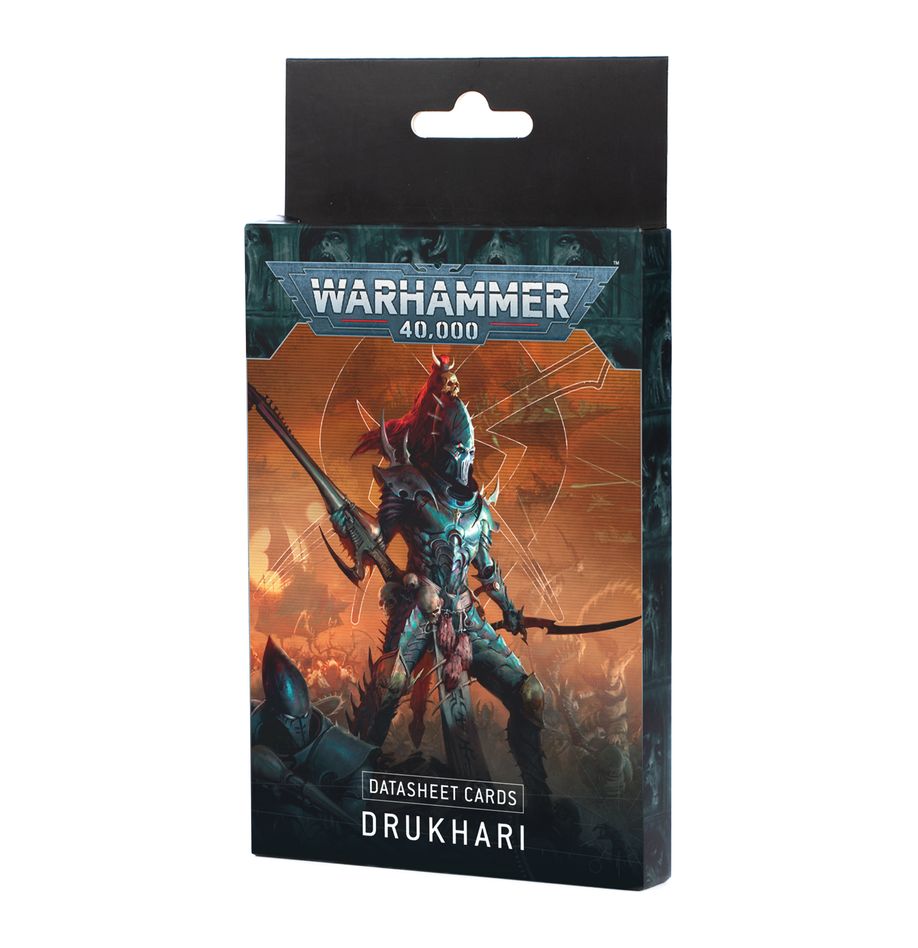 Datasheet Cards: Drukhari (English) (45-02) (10th Edition)