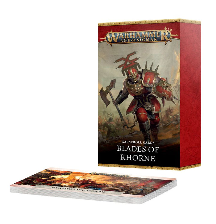 Warscroll Cards: Blades of Khorne (Englisch) (83-81) (4.0 Age of Sigmar)