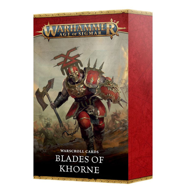 Warscroll Cards: Blades of Khorne (Englisch) (83-81) (4.0 Age of Sigmar)