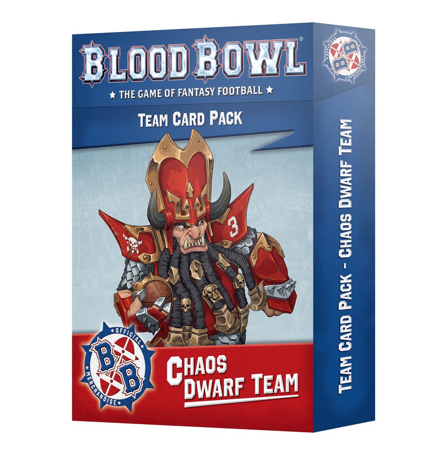 Blood Bowl: Chaos Dwarf Team – Card Pack (Englisch) (202-47)