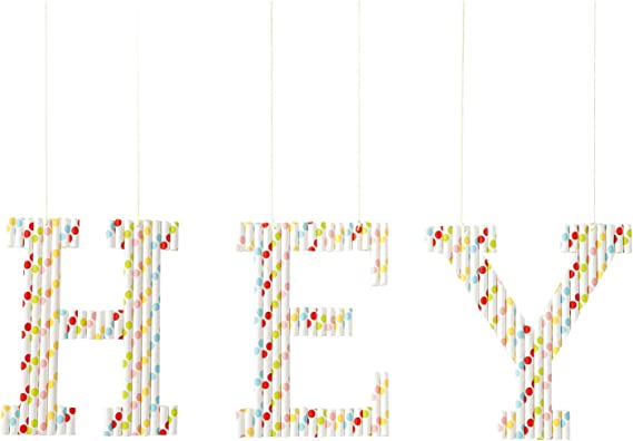 Paper Straws Bold Dots, approx. 19.7 cm long, Ø 6mm, 25 printed paper straws, eco-friendly, food-safe, for drinking, crafting and decorating