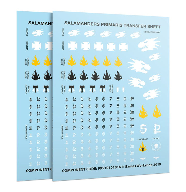 Salamanders: Primaris Upgrades + Transfers (55-16)