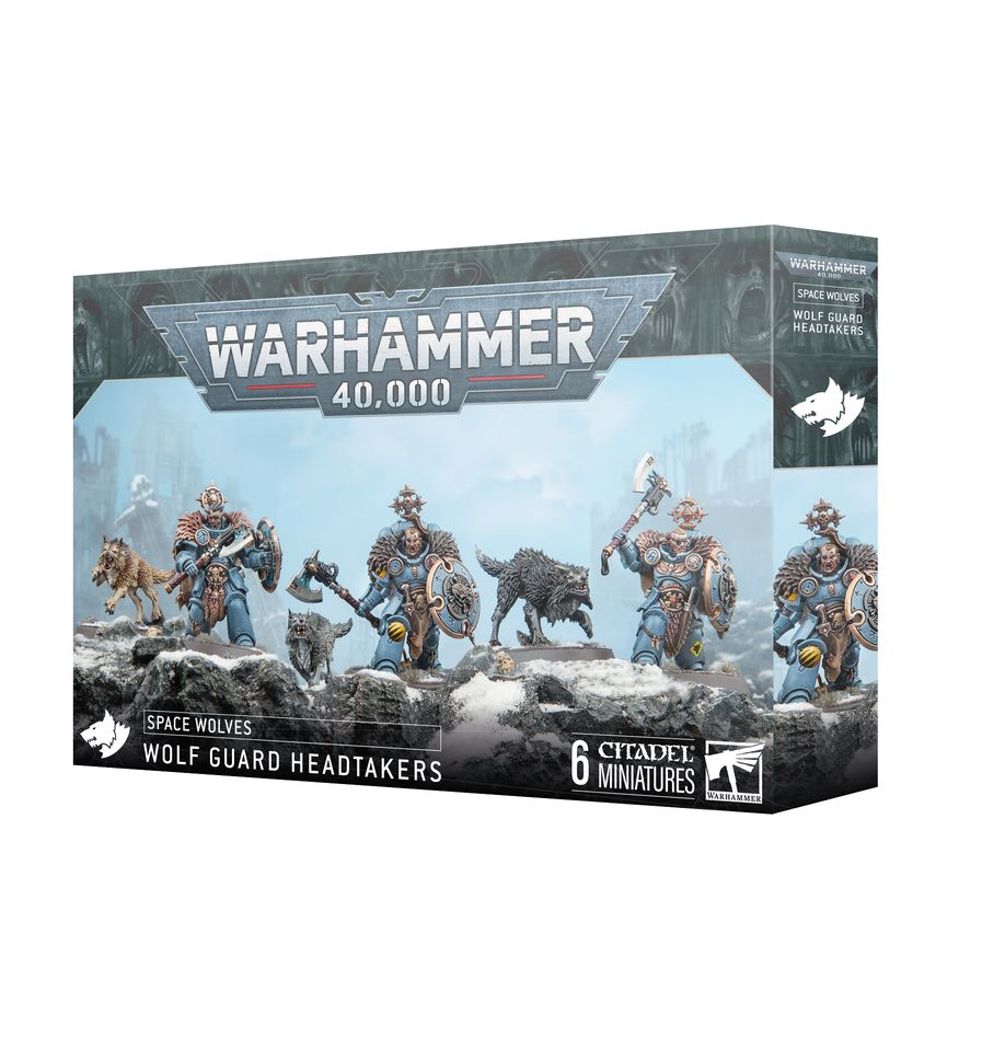 Space Wolves: Wolf Guard Head Takers (53-29)