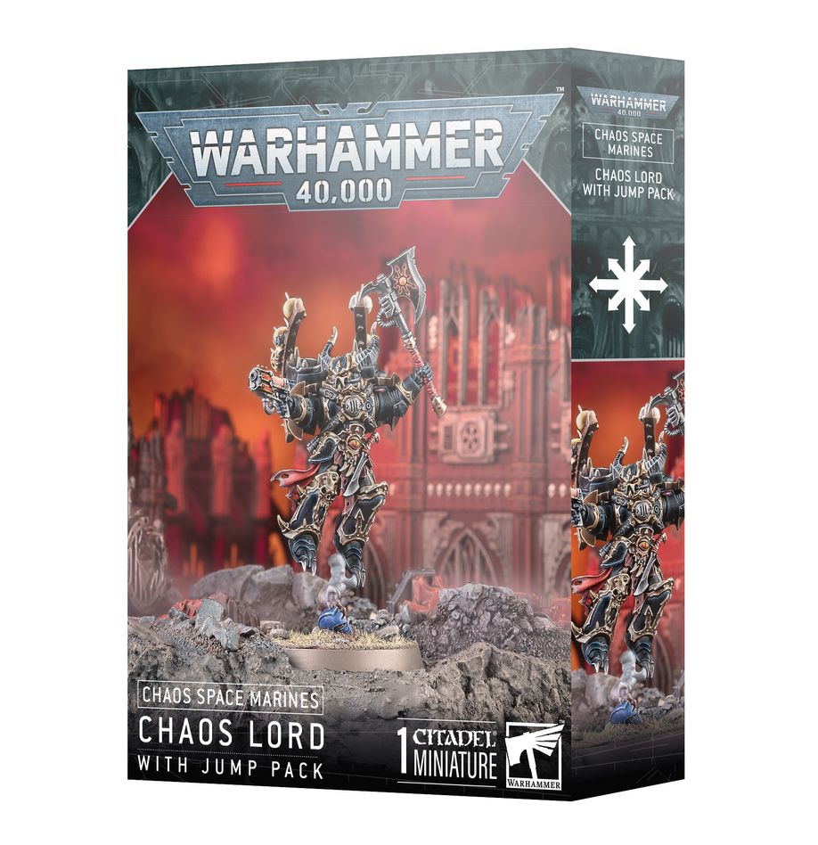 Chaos Space Marines: Chaos Lord with Jump Pack (43-101)