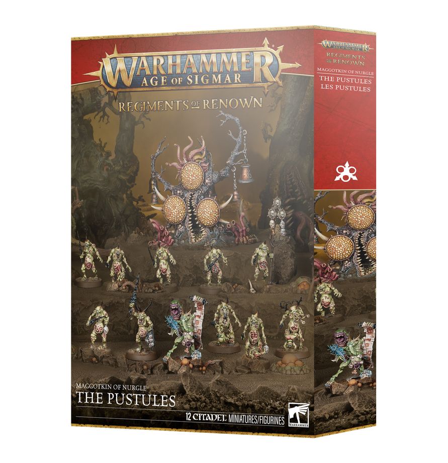 Maggotkin of Nurgle –Regiment of Renown: The Pustules (83-106) (Berühmtes Regiment: Die Pusteln)