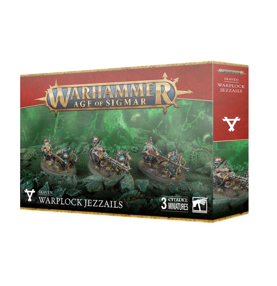 Skaven: Warplock Jezzails (90-53) (Warpstone Jezzails)
