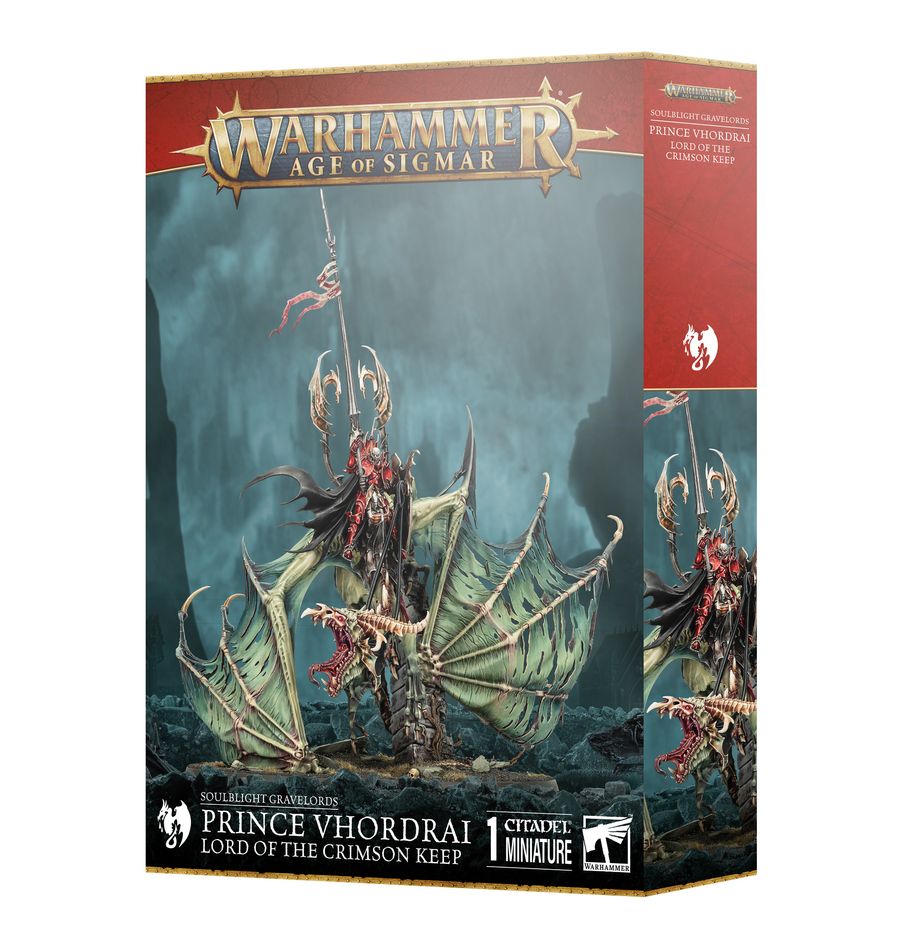 Soulblight Gravelords: Prince Vhordrai, Lord of the Crimson Keep (91-80) (Prinz Vhordrai, Fürst der Roten Zitadelle)