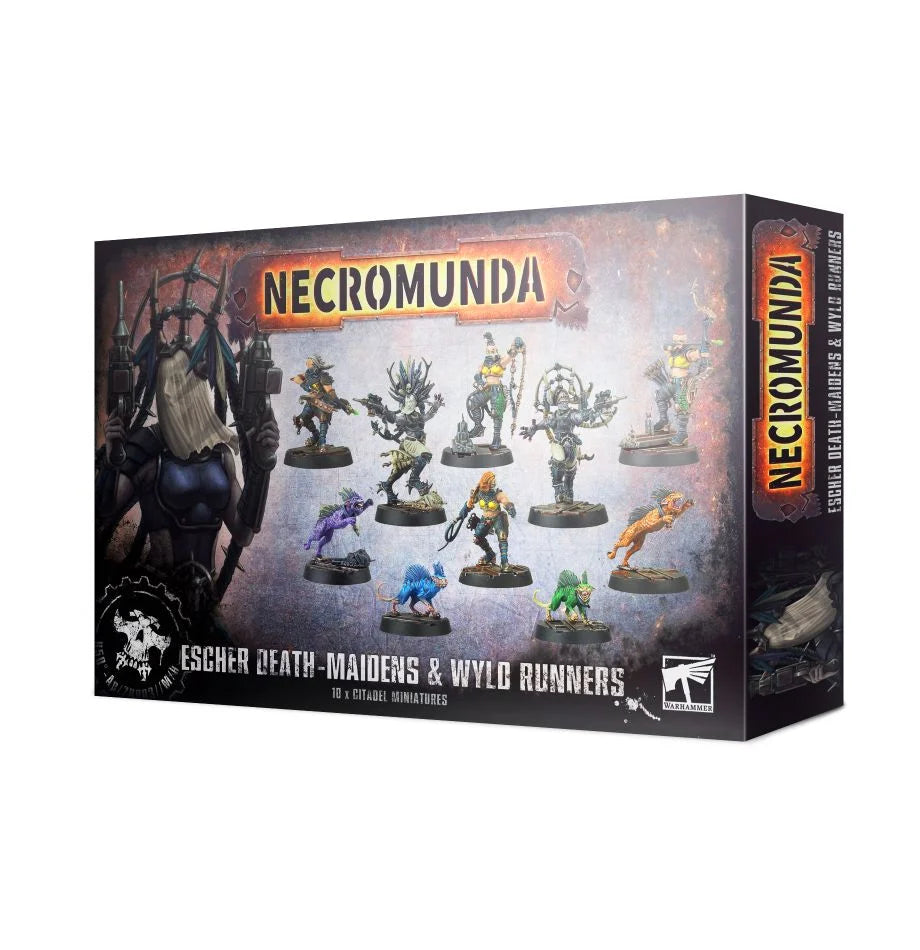 Necromunda: Escher Death-maidens und Wyld Runners (300-66)
