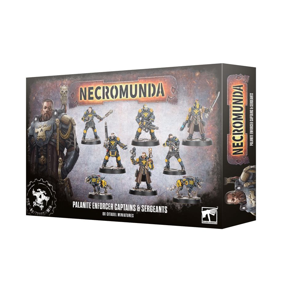 Necromunda: Palanite Enforcer Captains &amp; Sergeants (301-59) (Palaniten-Vollstrecker-Hauptleute und -Feldwebel)