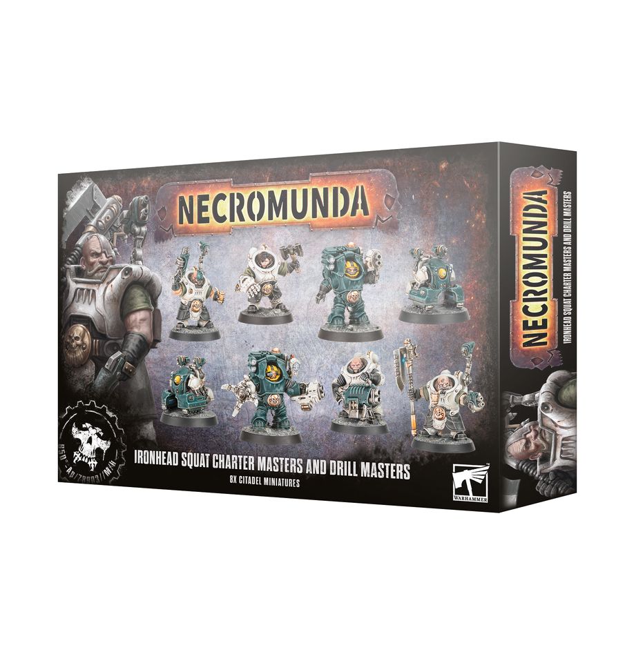 Necromunda: Ironhead Squat Charter Masters and Drill Masters (301-62) (Ironhead Squat Charter Masters und Drill Masters)