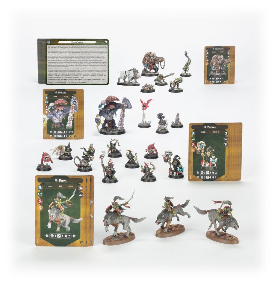 Warhammer Underworlds: Destruction Warbands: Gitz and Goliaths (109-43) (Kriegerscharen der Zerstörung: Gits und Große) (2025)