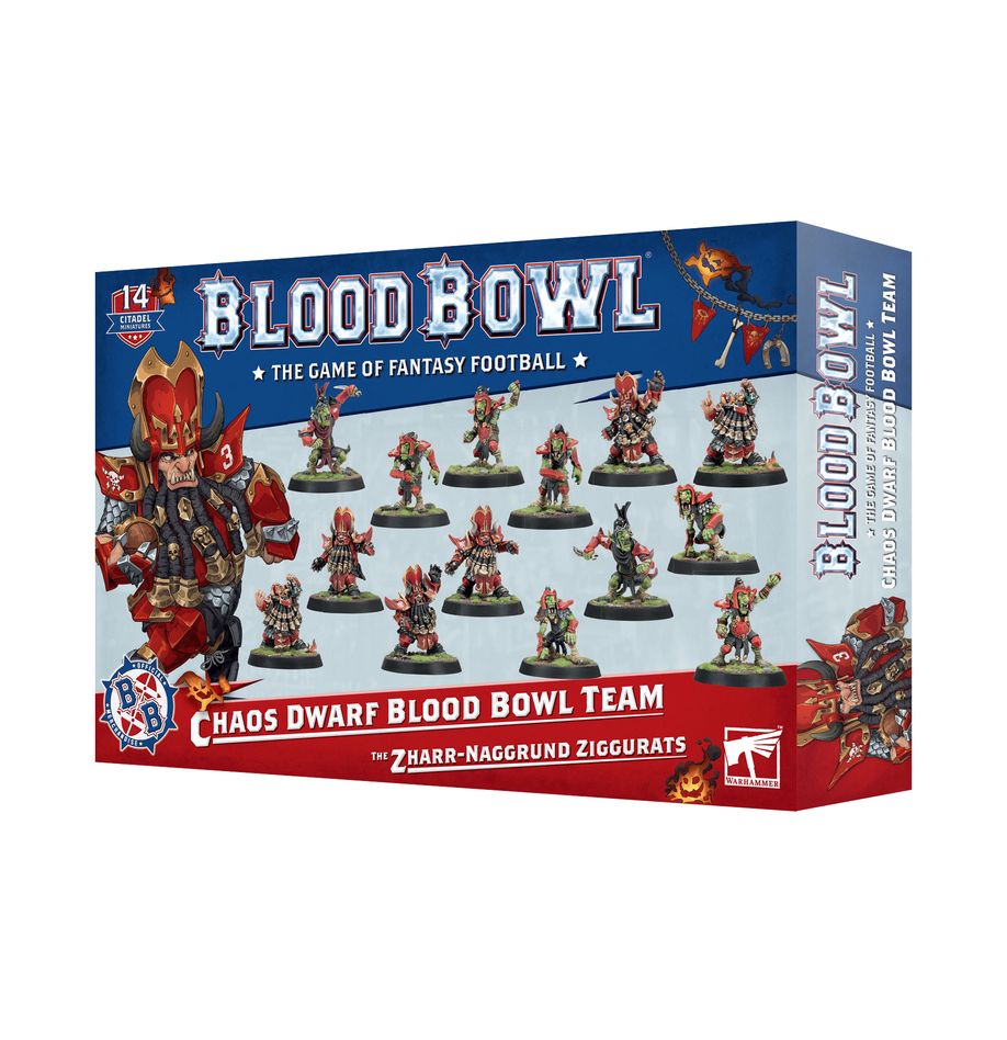 Blood Bowl: Chaos Dwarfs Team - The Zharr-Naggrund Ziggurats (201-11)