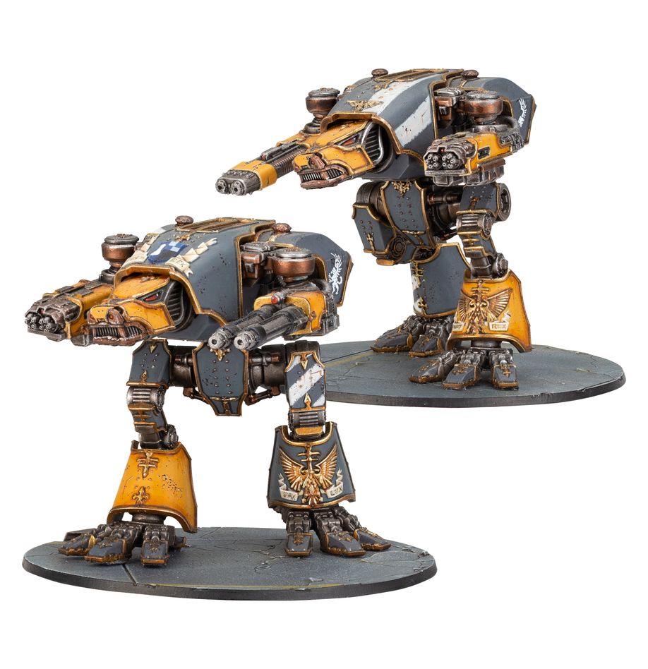 Legions Imperialis: Titan Legions - Warhound Scout Titans with Turbo Laser Destructors and Vulcan Mega-Bolters (03-24)