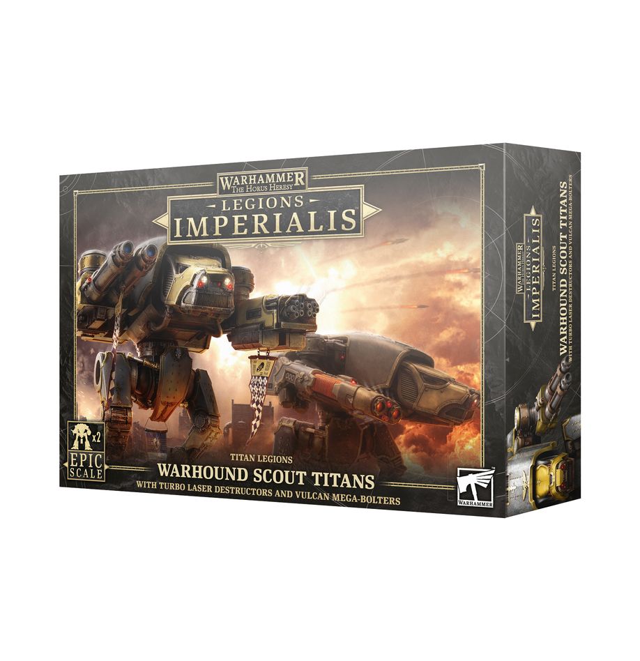 Legions Imperialis: Titan Legions - Warhound Scout Titans with Turbo Laser Destructors and Vulcan Mega-Bolters (03-24)