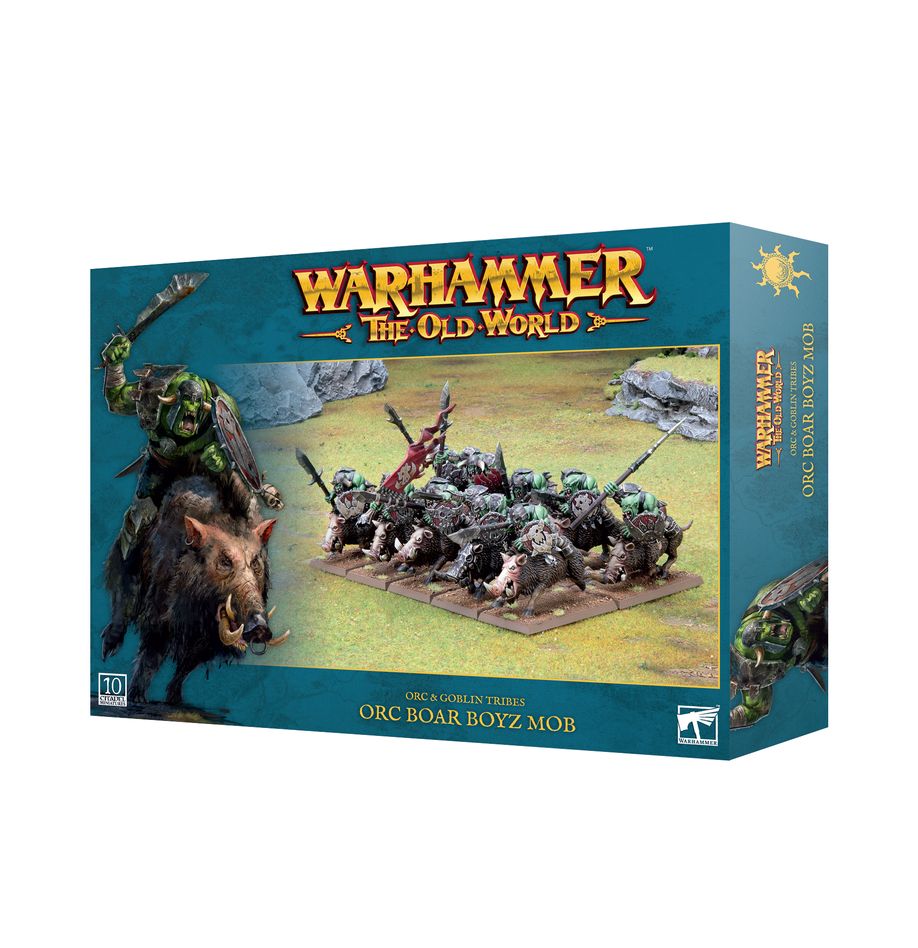 The Old World - Orc &amp; Goblin Tribes: Orc Boar Boyz Mob (09-06)