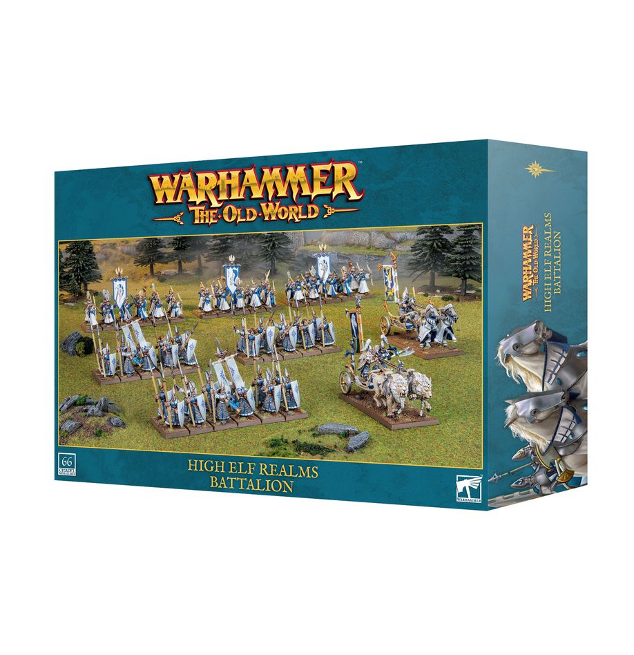 The Old World - High Elf Realms: Battalion (13-13) (Bataillon der Reiche der Hochelfen)