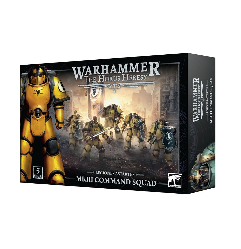 Horus Heresy Legiones Astartes: MKIII Command Squad (31-86) (Astartes MK III Command Squad)