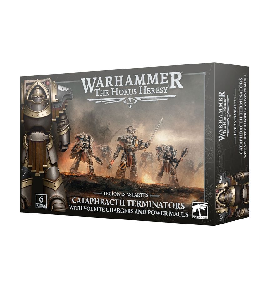 Horus Heresy - Legiones Astartes: Cataphractii Terminators with Volkite Chargers and Power Mauls 31-144) (Cataphractii-Terminatoren mit Volkit-Energiegewehren und Energiestreitkolben)