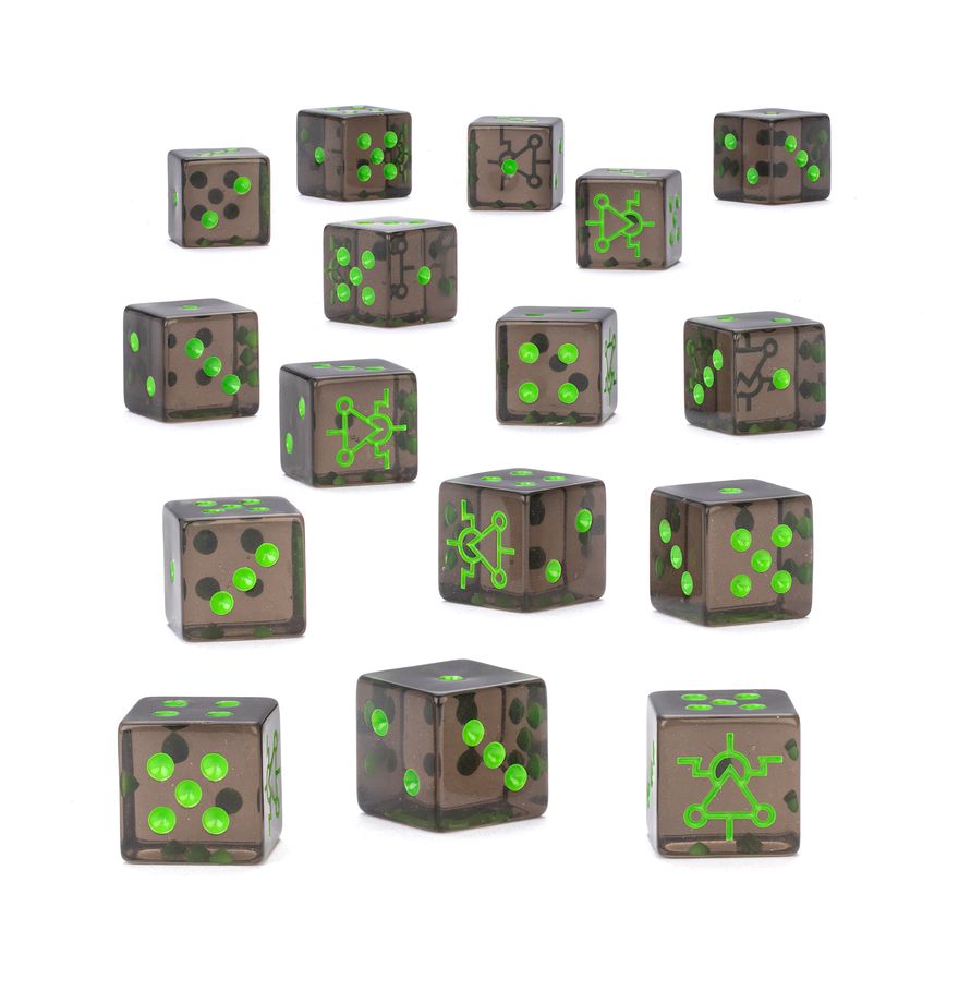 Necrons Destroyer Cult Dice (49-47) (Necrons-Destruktorkult-Würfel)