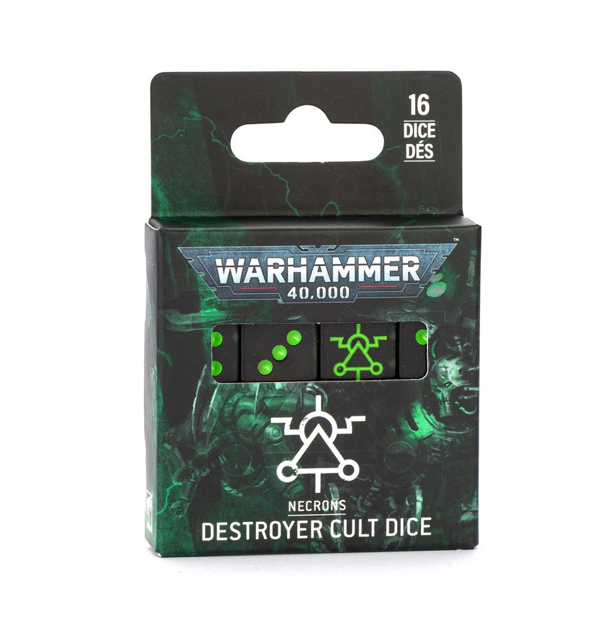 Necrons Destroyer Cult Dice (49-47) (Necrons-Destruktorkult-Würfel)
